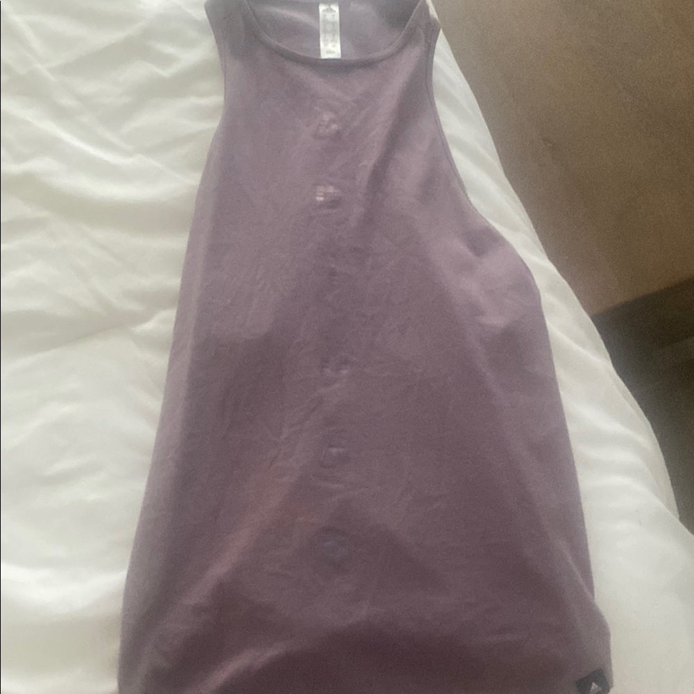 Purple Sleeveless work out top